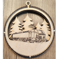 Weihnachtsbaumanhänger E-Lok BR 192/193 Smartron/Vectron graviert