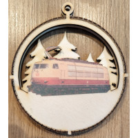 Weihnachtsbaumanhänger E-Lok E 03 / BR 103 farbig
