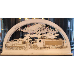 Eisenbahn-Schwibbogen BR 143 und V100 Ost/203/298 - 70cm lang