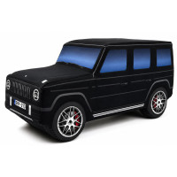 KisFa - Mercedes-Benz AMG G63 schwarz 43 cm lang 3D-Plüschkissen SUV Geländewagen