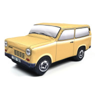 KisFa - Trabant 1.1 Kombi Universal braun Plüschkissen 30x12x13cm Kissen