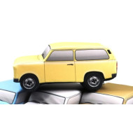 KisFa - Trabant 1.1 Kombi Universal gelb Plüschkissen 30x12x13cm Kissen