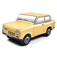 KisFa - Trabant 1.1 Limousine Universal gelb Plüschkissen 30x12x13cm Kissen