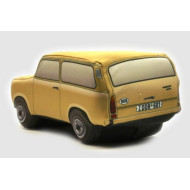 KisFa - Trabant 601 Kombi braun Plüschkissen 30x12x13cm Kissen