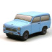 KisFa - Trabant 601 Kombi braun Plüschkissen 30x12x13cm Kissen