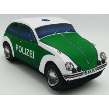 VW Käfer 1302 1970 POLIZEI Plüschkissen 33x13x14 cm 3D-Kissen VW Käfer 1302 1970 POLIZEI Plüschkissen 33x13x14 cm 3D-Kissen