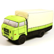 KisFa - IFA W50L Plane Pritsche grün 39 cm lang 3D-Plüschkissen LKW KisFa - IFA W50L Plane Pritsche grün 39 cm lang 3D-Plüschkissen LKW
