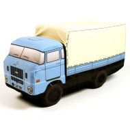 KisFa - IFA W50L Plane Pritsche hellblau 39 cm lang 3D-Plüschkissen LKW KisFa - IFA W50L Plane Pritsche hellblau 39 cm lang 3D-Plüschkissen LKW