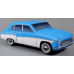 KisFa - Wartburg 312 DeLuxe Limousine blau grau Plüschkissen 35x13,5x12,5cm Kissen KisFa - Wartburg 312 DeLuxe Limousine blau grau Plüschkissen 35x13,5x12,5cm Kissen
