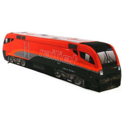 KisFa - E-Lok Siemens EuroSprinter/Taurus 1116 202-3 ÖBB Railjet 54cm lang 3D-Plüschkissen Lokomotive Eisenbahn