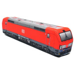 KisFa - E-Lok Siemens Vectron 193 331-6 DB AG rot 53,5 cm lang 3D-Plüschkis..