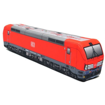 KisFa - E-Lok Siemens Vectron 193 331-6 DB AG rot 53,5 cm lang 3D-Plüschkissen Lokomotive Eisenbahn