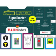 Signalkarten Straßenbahnsignale Deutschland - Set mit 119 Lernkarten gemäß BOStrab & DFStrab / VDV 710 !NEU!