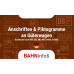 Anschriften & Piktogramme an Güterwagen (Nomenklatur) - Set mit 176 Lernkarten