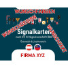 Signalkarten Eisenbahnsignale Österreich + Liechtenstein PERSONALISIERT / WUNSCHLOGO - Set mit 119 Lernkarten gemäß ÖBB DV V2 Signalvorschrift !NEU!