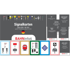 Signalkarten Eisenbahnsignale Deutschland - Set mit 186 Lernkarten gemäß DB Ril 301 Signalbuch 12. Ausgabe / ESO