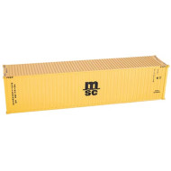 MM 40ft Dry Highcube Container Seecontainer 1:87 gelb "MSC" H0 HO MM 40ft Dry Highcube Container Seecontainer 1:87 gelb "MSC" H0 HO
