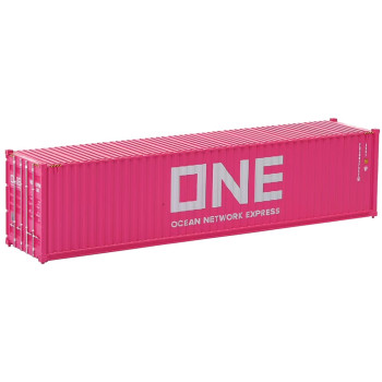 MM 40ft Dry Highcube Container Seecontainer 1:87 pink "ONE" H0 HO MM 40ft Dry Highcube Container Seecontainer 1:87 pink "ONE" H0 HO