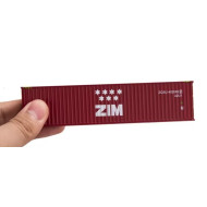 MM 40ft Dry Highcube Container Seecontainer 1:87 braun "ZIM" H0 HO MM 40ft Dry Highcube Container Seecontainer 1:87 braun "ZIM" H0 HO