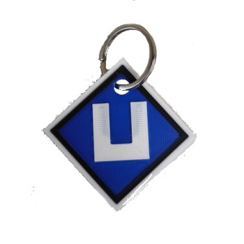 Schlüsselanhänger Rucksackanhänger "Signal El 2" PLA 40x40x2 mm