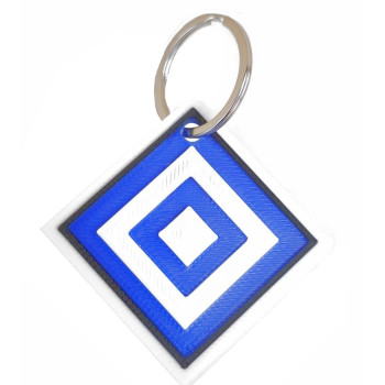 Schlüsselanhänger Rucksackanhänger "Signal El 6" PLA 40x40x2 mm RS1023