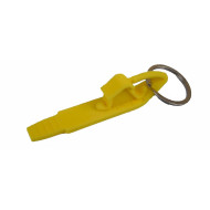 Schlüsselanhänger Rucksackanhänger Eisenbahn Hemmschuh gelb PLA