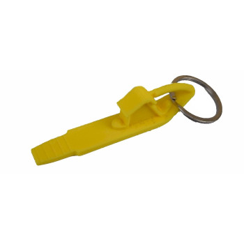 Schlüsselanhänger Rucksackanhänger Eisenbahn Hemmschuh gelb PLA RS1002 Schlüsselanhänger Rucksackanhänger Eisenbahn Hemmschuh gelb PLA RS1002