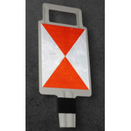 Wandhalterung kurz für Zugschluss Schlusssignal Zugschlussscheibe Signal Zg 2 PLA 60x45x14 mm RSWAHAK