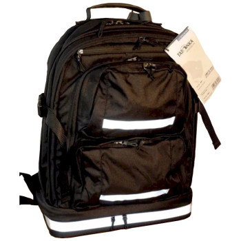 Tatonka - 6651.040 Rucksack Dienstrucksack Schwarz Modell 8 TF RS 8 SUPERIOR orange Warnhülle neutral (für Lokführer Triebfahrzeugführer)