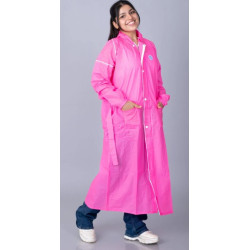 Folienmantel Mantel PVC Regenmantel Pink VRAL197