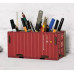 WH 20ft Container Stiftebox Büro Aufbewahrung rot MDF Bausatz