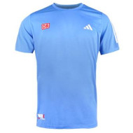 Adidas DB Laufshirt Damen hellblau Adidas DB Laufshirt Damen hellblau